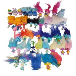Dreamworks Trolls Dolls Lot of 43
